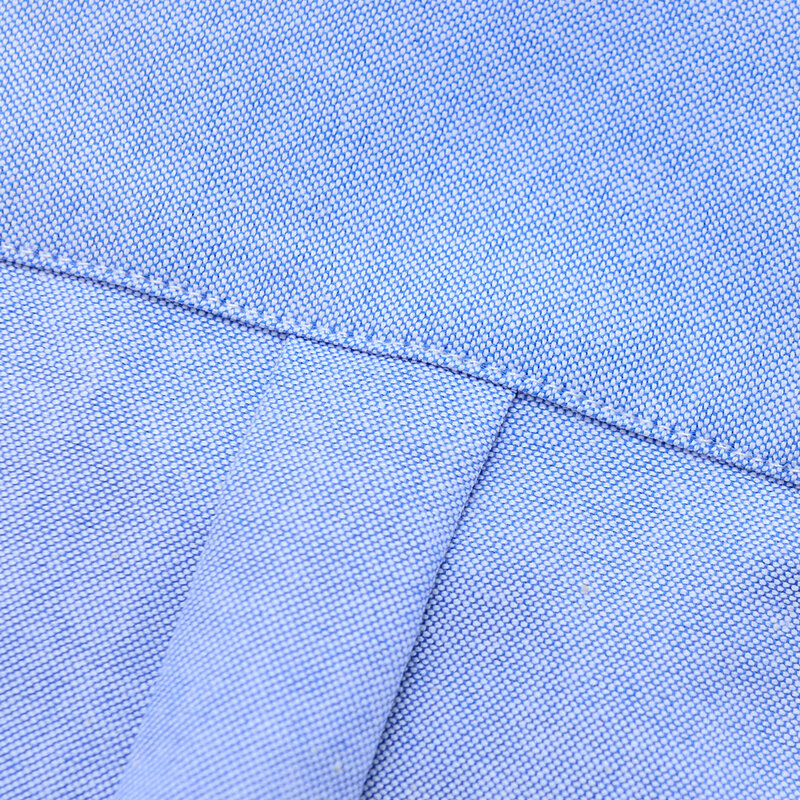Men's Oxford Short Sleeve Summer Casual Shirts Single Pocket Comfortable Standard-fit Button-down Plaid Striped Cotton Shirt