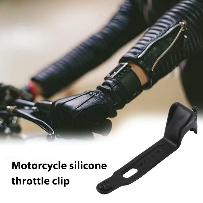 Manubrio in Silicone acceleratore bici antiscivolo girevole controllo manubrio Assist Grip Cruise Control Clip acceleratore girevole Moto