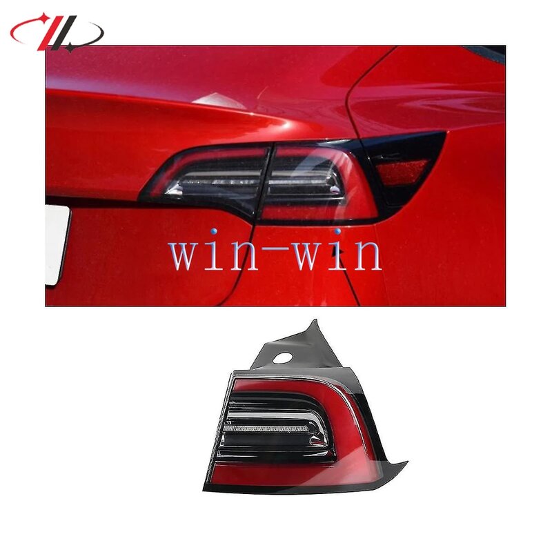 Muslimexayb lampada da corsa posteriore destra posteriore in edizione americana di alta qualità esterna per Tesla Model 3/Y 17-23