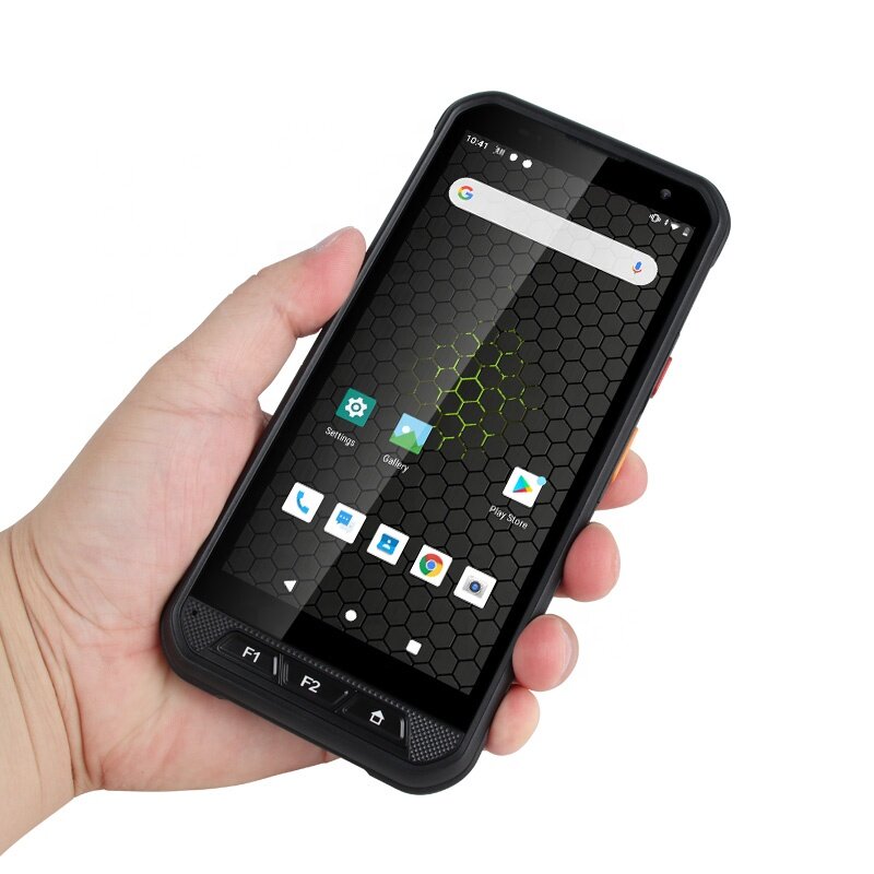 Uniwa IP67 V9S กันน้ำ pdas 5.7นิ้ว NFC 4GB RAM 64GB รอมแบบพกพา2D บาร์โค้ด4G LTE Android ทนทานแบบใช้มือถือ PDA