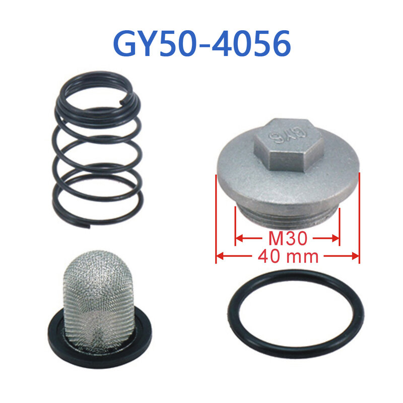 GY50-4056 dean 6 ensemble de bouchon de filtre à huile pour dean 6 50cc 4 temps scooter chinois cyclomoteur moteur 1P39QMB