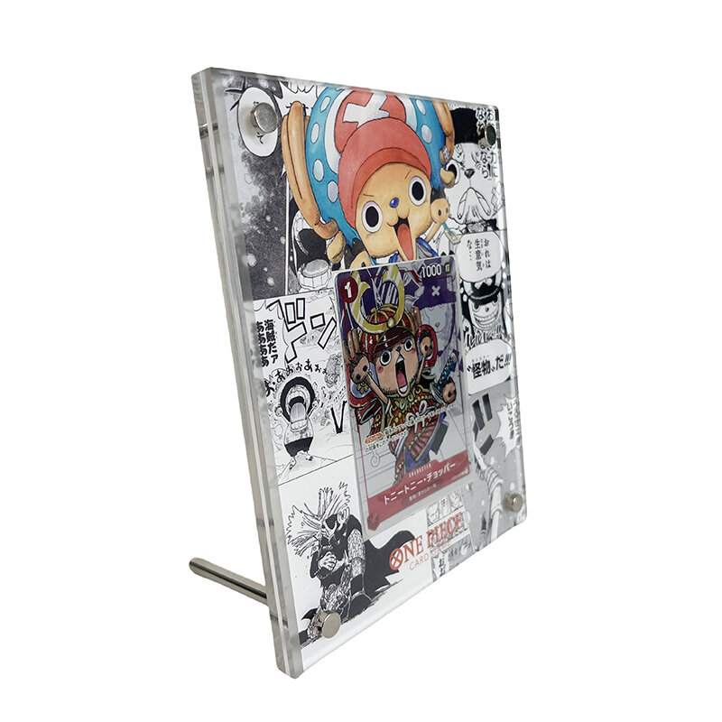 Tarjeta acrílica de Tony Chopper, tarjeta Flash de colección de personajes de Anime, juguetes de dibujos animados, regalo de Navidad, Diy, hecho en casa, una pieza