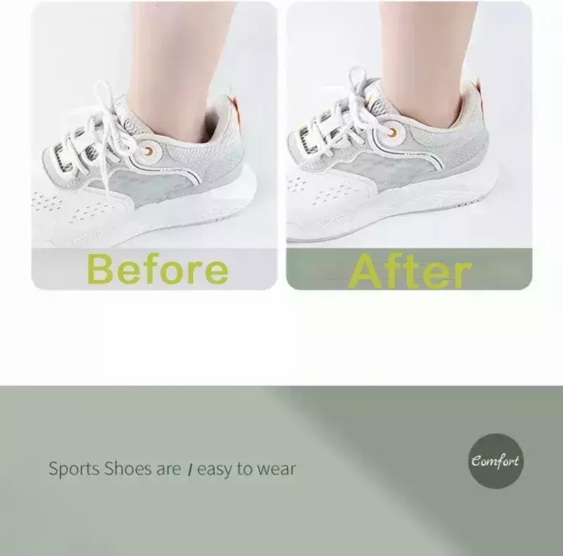 Sisipan Sepatu Bantalan Tumit untuk Sneakers Sepatu Lari Ukuran Stiker Liner Pelindung Bantalan Penahan Rasa Sakit