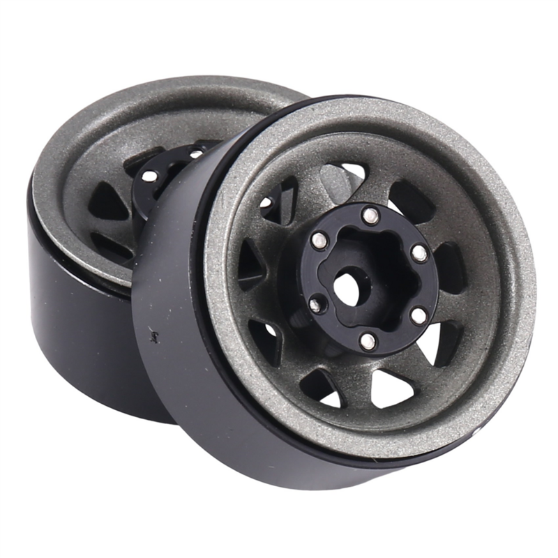 1 IN Beadlock Wheel Rim Negative Offset 3.78mm Hub for 1/18 1/24 RC Crawler Car Axial SCX24 AX24 TRX4M FCX24,5