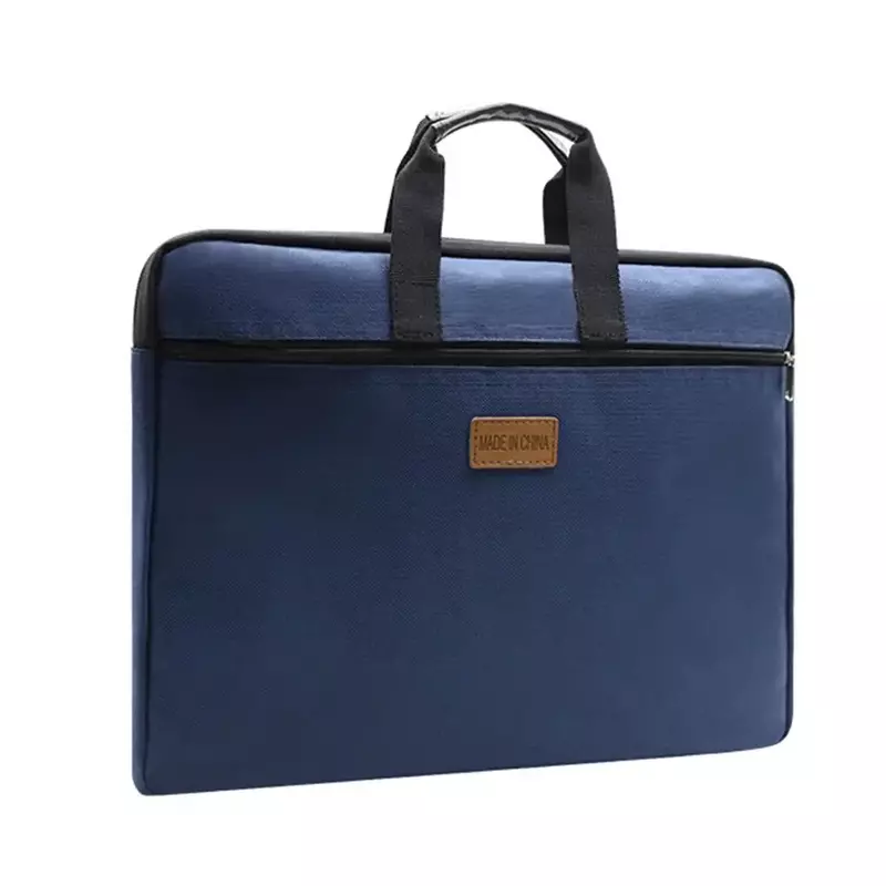 Многослойная Портативная сумка А4 для документов, портфель из ткани Оксфорд на молнии для документов, деловой портфель для ноутбука, сумка для файлов А4