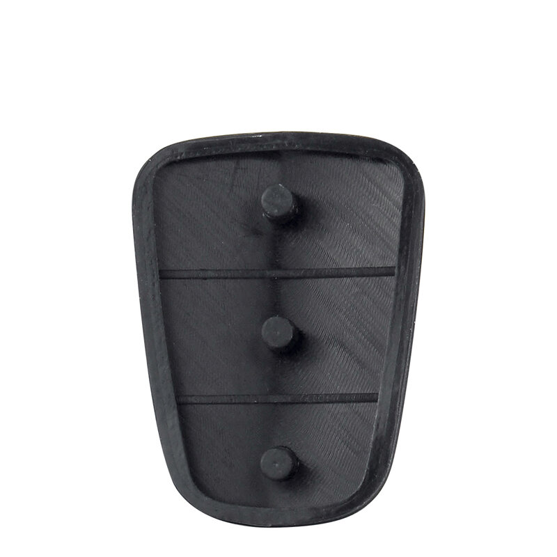 KEYYOU Replacement 3 Button Rubber Pad Key Shell For Hyundai IX35 I30 Accent Kia K2 K5 Rio Flip Remote Car Key Fob Case Cover