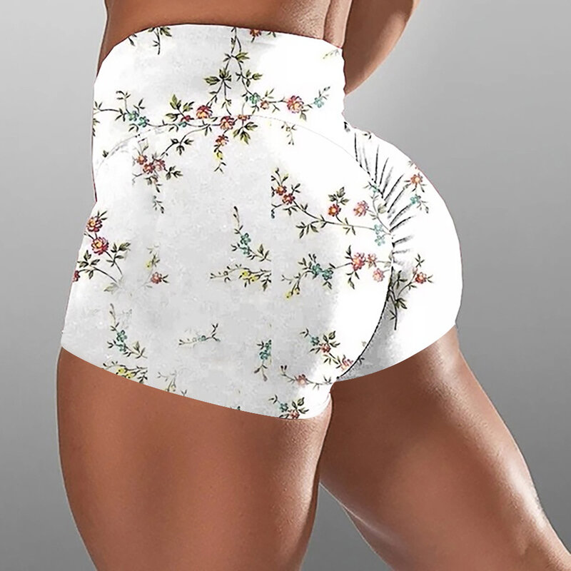 Pantaloncini sportivi da donna Y2k estate 2024 nuova moda Casual a vita alta stampati Sexy pantaloni attillati per Streetwear femminile