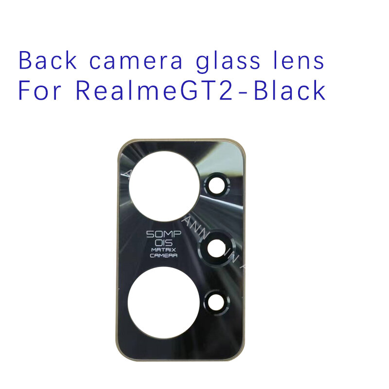Lensa kaca kamera belakang, suku cadang pengganti untuk oppo Realme GT2 RMX3370