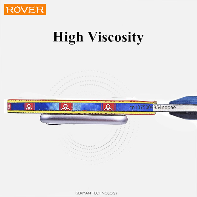 Raket Ping Pong isi 2 buah, raket tenis meja pemula latihan Set bintil dalam Horizontal kualitas tinggi bahan karet