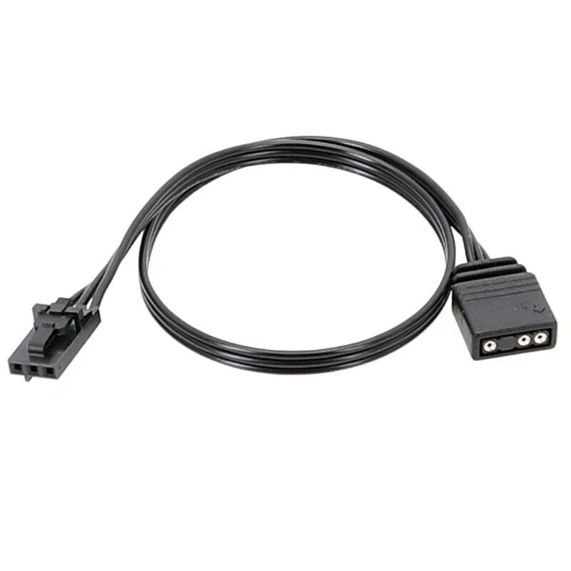 Kabel Adaptor ARGB 5V3Pin Sempurna untuk RGB 4Pin untuk Konektor Lampu AuraandMSI Drop Shipping