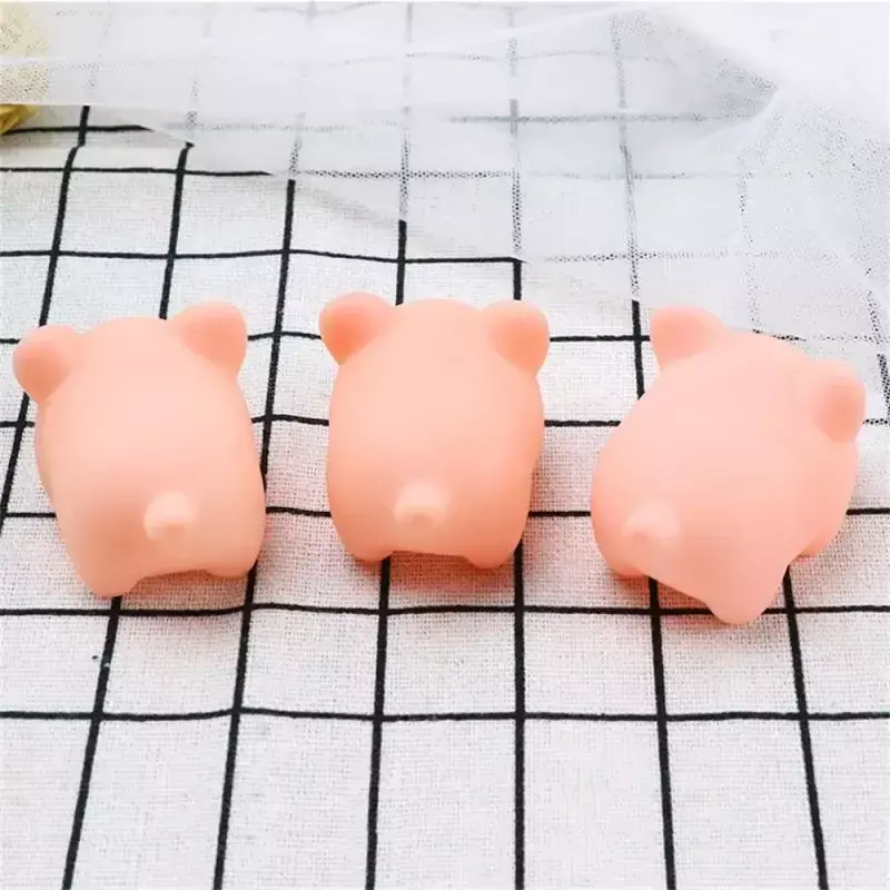 3Pcs Pet Cute 5cm Toys Screaming Rubber Pig Pet Toys Squeak Squeaker Chew Gift Home Decorations Funny Toy Pet Supplies