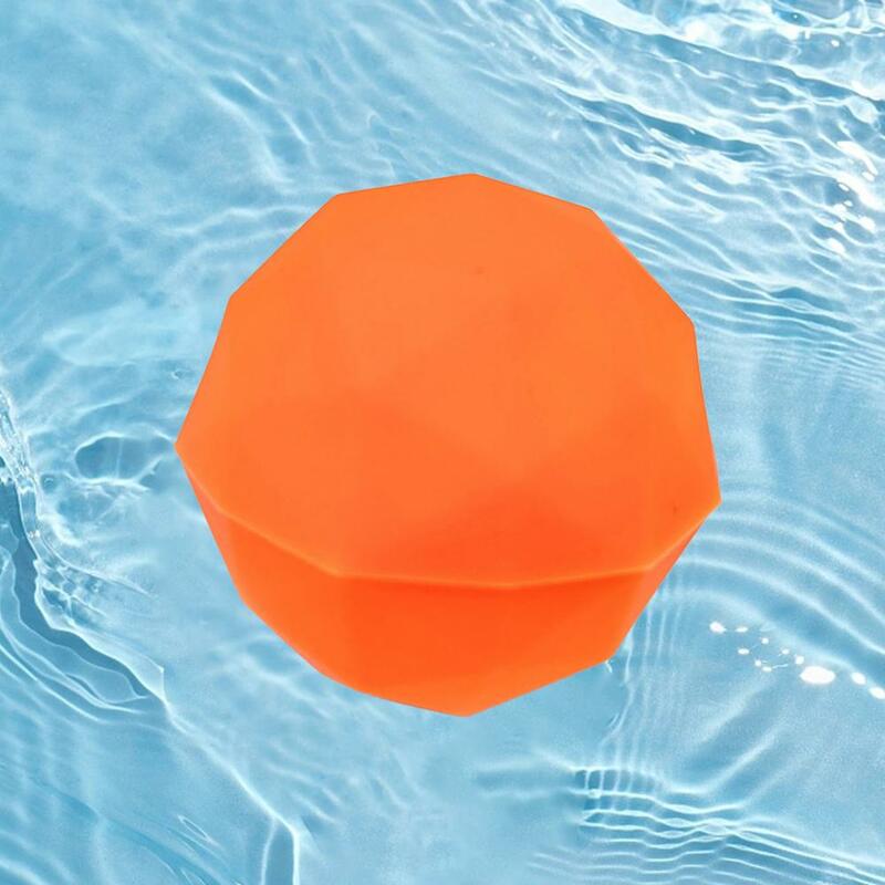 Globo de agua de silicona fácil de limpiar, juguete de bola de agua de silicona para niños, juego de globos reutilizables para playa y piscina