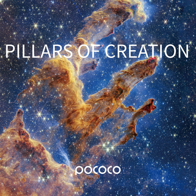 Piringan bintang dan Nebula untuk POCOCO Galaxy Projector, 5k Ultra HD, 6 buah (tanpa proyektor)