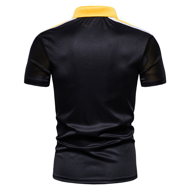 2024 men's new casual short sleeved shirt fashion men's sports short sleeved shirt