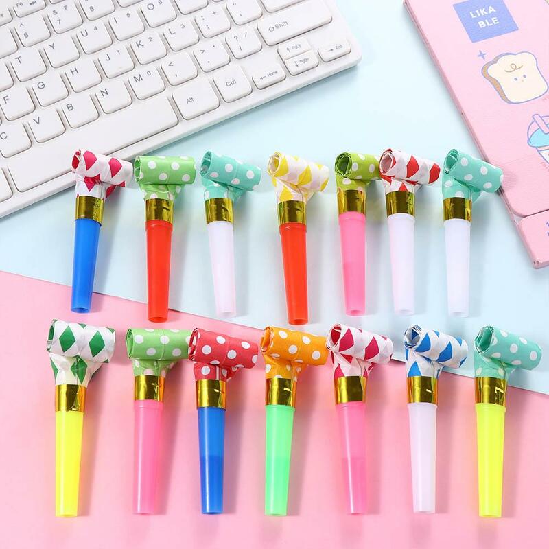 Pinata Gift 20Pcs Birthday Colorful Kids Toy For Children Noise Maker Toys Whistle Blowouts Whistles Party Blower