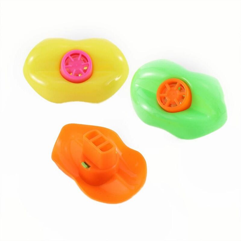 Silbatos de plástico con forma de labios para niños, Juguetes Divertidos de 15 piezas para fiesta de cumpleaños, regalos