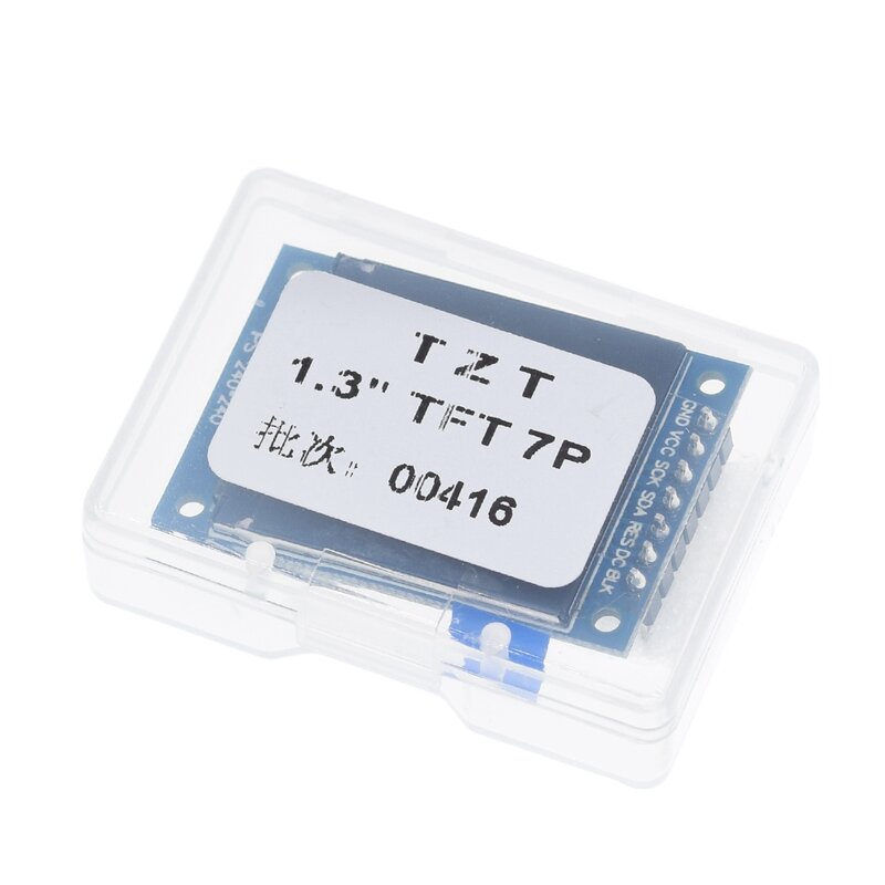 TZT TFT Display 0.96 / 1.3 inch IPS 8P/7P SPI HD 65K Full Color LCD Module ST7735 Drive IC 80*160 (Not OLED) For Arduino