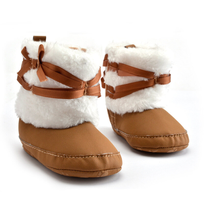 The Super Warm Winter Baby Ankle Snow Boots Infant Shoes Warm Baby Shoes First Walkers