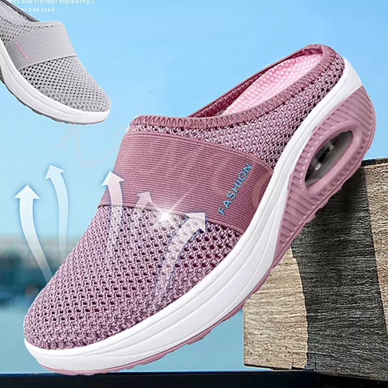 Shoes for Women 2023 Hot Sale Basic Women's Slippers Breathable Casual Slippers Women Platform Wedges Plus Size Shoes Female