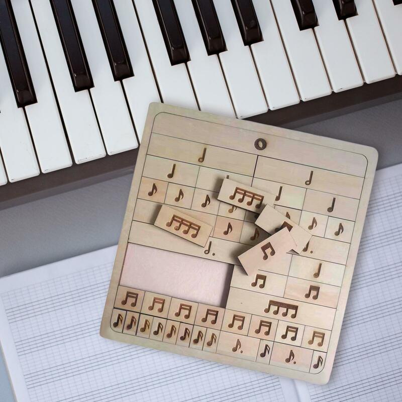 Puzzle di Note musicali in legno giocattoli educativi per bambini ragazzi ragazze scuola materna