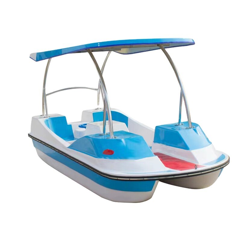 Outdoor Water Pedal Bike Boat, Pool Lake, 4 pessoas, Design Popular