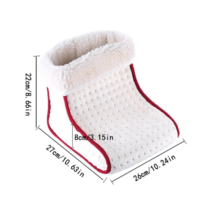 D0AB أحذية التدفئة الشتوية النوم العلاج الحراري ساخنة تدليك جهاز تدفئة القدمين النعال