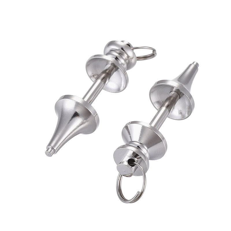 1 Set schicke Platin Farbe Pendel Anhänger Metall Messing Charms für DIY Halskette Schmuck Herstellung Zubehör 42x12mm