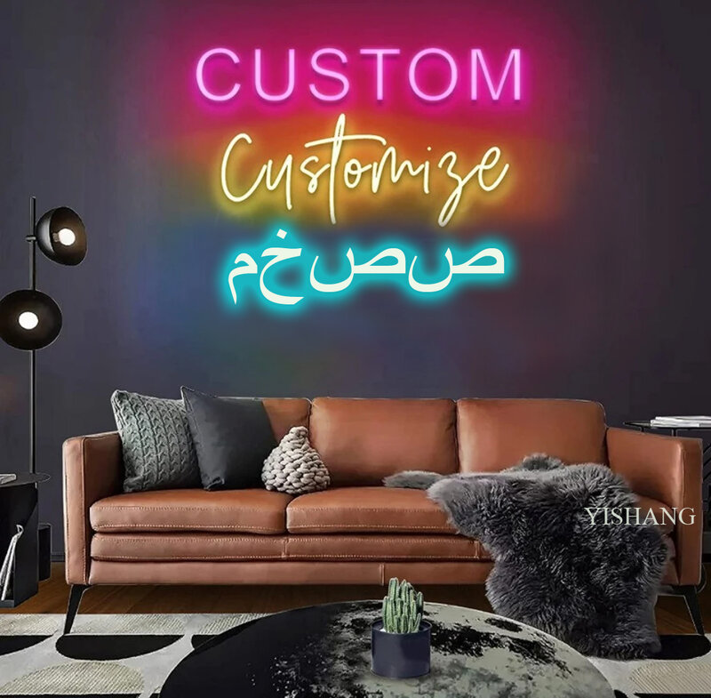Custom Neon Signs LED Personalised Neon Signs for Home Decor, Weddings, Bar Signs, Gifts, Parties, Company Logos, Business Neon