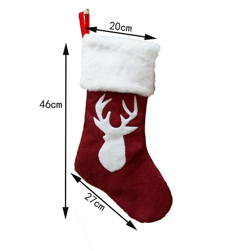 クリスマスストッキングの靴下,家の装飾,屋外,新年,クリスマスの装飾,かわいい,2023, 2024