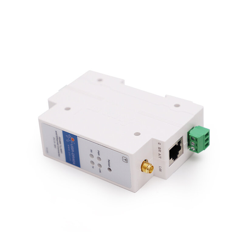 Din-Rail Serial Port RS485 To WiFi Ethernet Server Converter IOT Device USR-DR404 Support Modbus MQTT