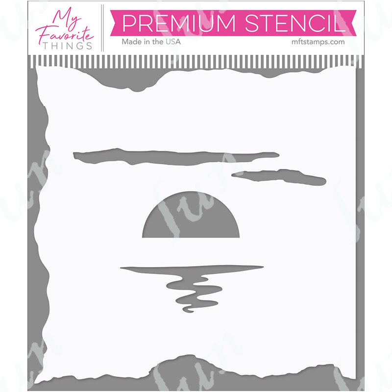 Build-a-Beach Layering Stencils for Decoration Scrapbooking Material Embossing DIY Greeting Card Handmade