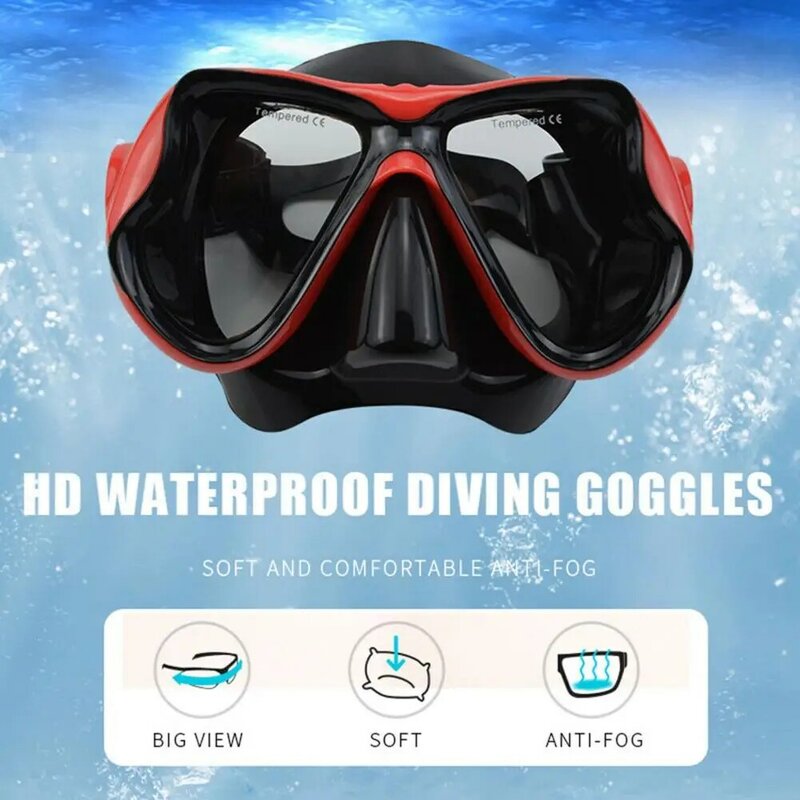 Occhiali da nuoto moda multiuso occhiali da nuoto trasparenti a prova di nebbia occhiali da immersione Unisex sport acquatici