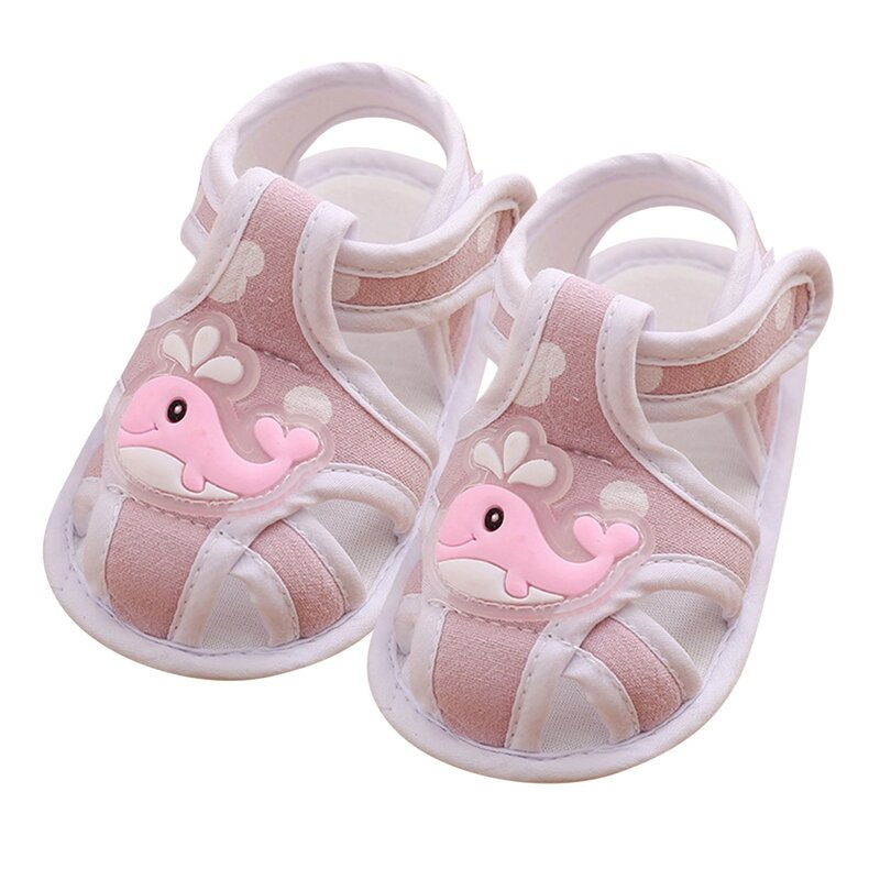 Sapatos de princesa confortáveis e elegantes para bebê infantil, sandálias ocas, sapatos de caminhada para meninos e meninas, primeiro caminhante