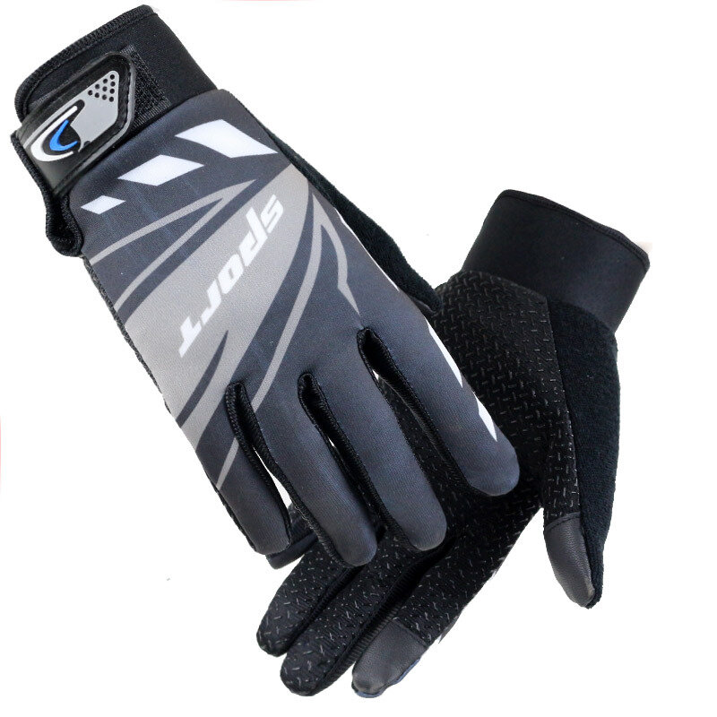 Outdoor Full Finger Gloves Sunscreen Antislip Fitness Full Finger Military Fans Outdoor Sports Long Finger Racing Mountaineering