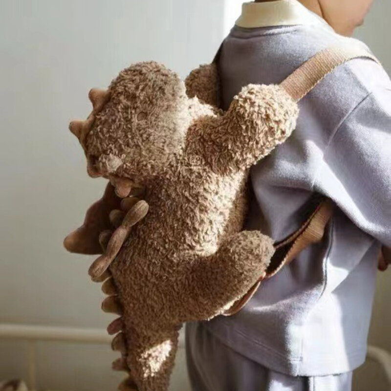 กระเป๋าตุ๊กตา Stitch เด็กผู้ชายเด็กผู้หญิงใหม่24นิ้วกระเป๋าเป้สะพายหลังสำหรับเด็กกระเป๋าหมีแพนด้า