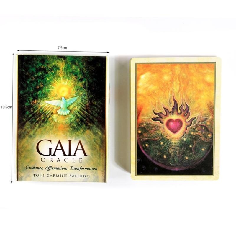 Gaia Oracle Cards Tarot, versión en inglés, juegos de mesa, guía PDF