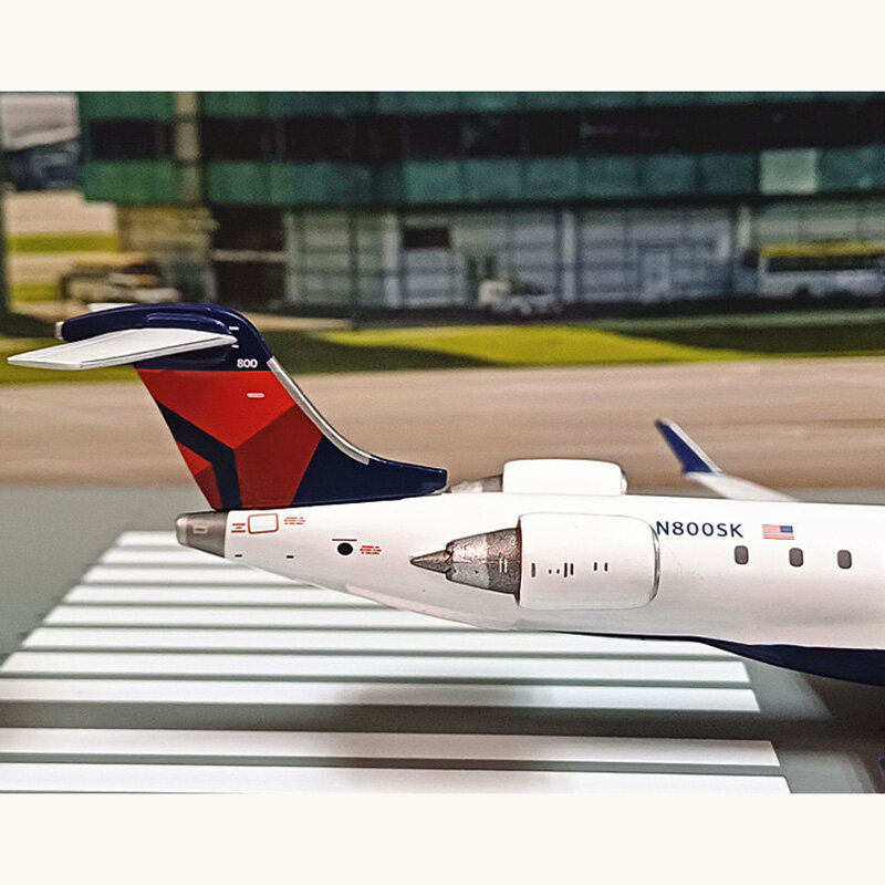 Gegoten CRJ-900LR G2dal1278 Vliegtuiglegering Plastic Model Met Een 1:200 Schaal Speelgoed Geschenkcollectie Simulatie Display Decoratie
