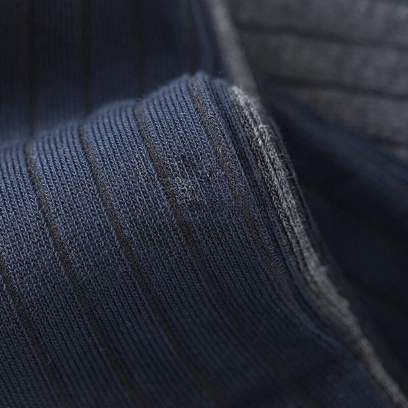 Calcetines de algodón de alta calidad para hombre, medias suaves y transpirables, informales, de tubo medio, finas, cómodas, para verano y primavera