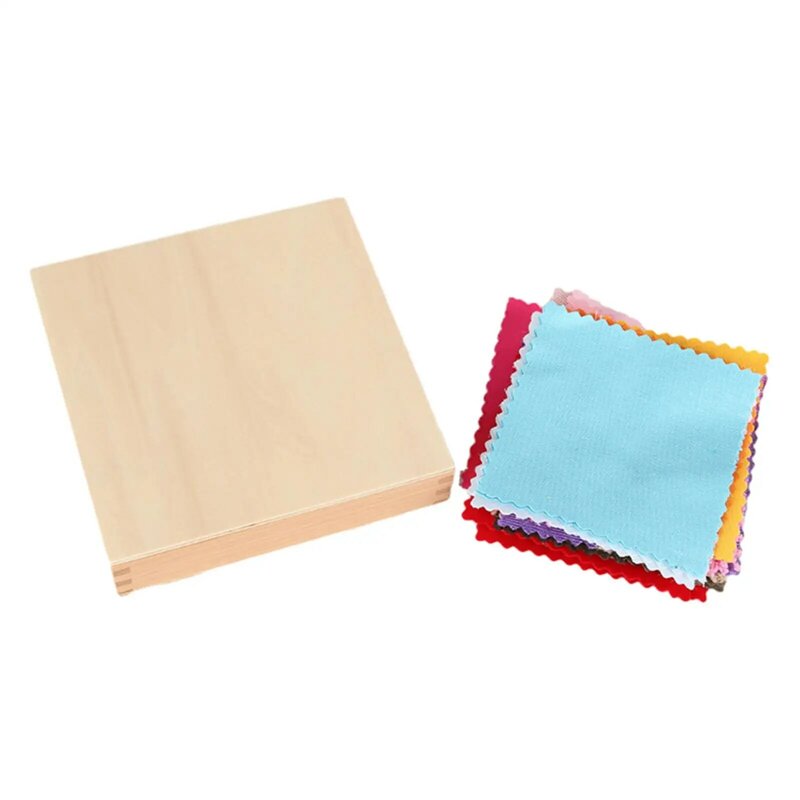 Caja de tela Montessori para desarrollo temprano, herramientas de enseñanza, regalo de vacaciones