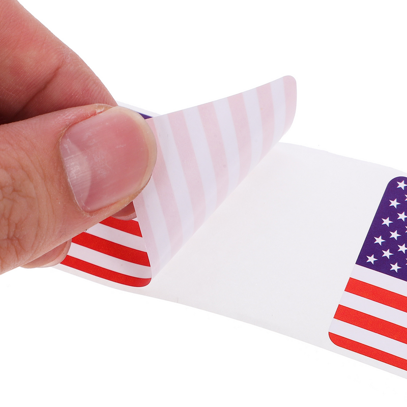 สติกเกอร์ธงชาติอเมริกัน1ม้วนสติกเกอร์ติดกระเป๋าเดินทางสติกเกอร์วางแผนสติกเกอร์ธง