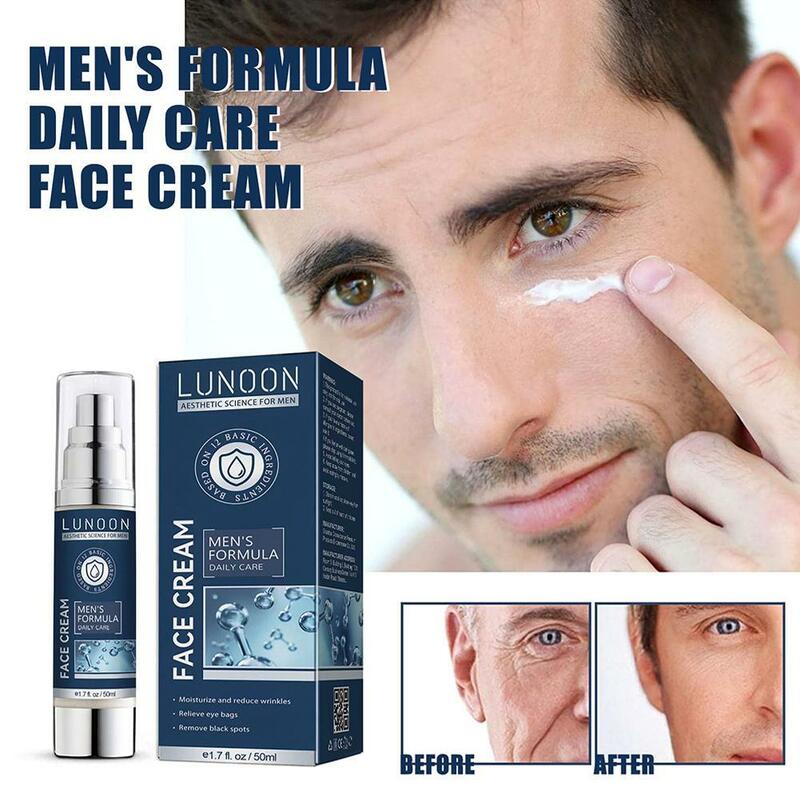 Crema hidratante de ácido hialurónico reafirmante para hombres, antienvejecimiento, reparación de bolsas de ojos, cuidado facial, envío directo, 50ml