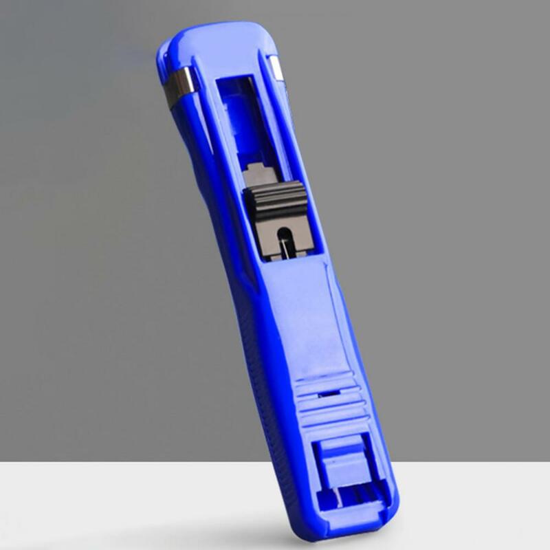 1 Set Clip creativa Push Clipper stretto comodo portadocumenti portatile fissaggio Clip di rilegatura Pusher