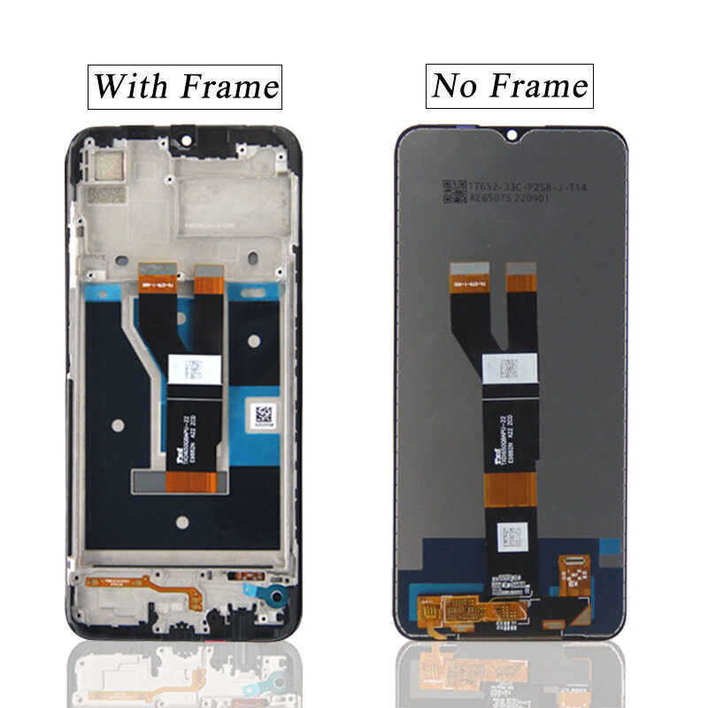 6.5" C21 Display For Realme C21 LCD Display Touch Screen Digitizer Assembly Realme C21 LCD RMX3201 Touch Screen Replacement