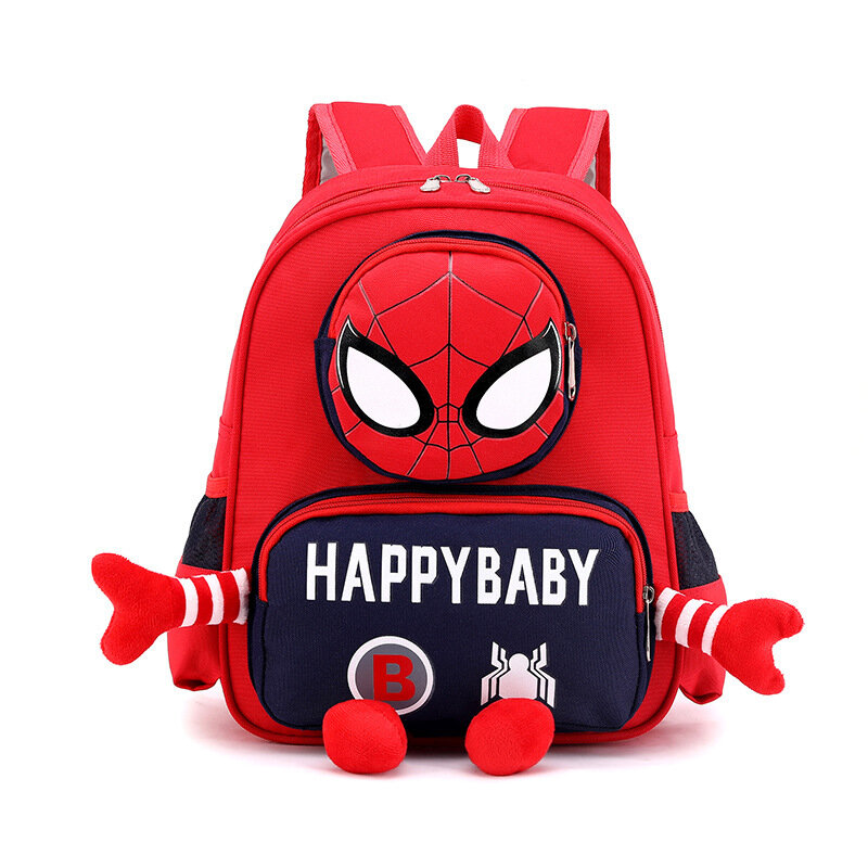 2024 New Spider Man borsa da scuola per bambini durevole e simpatico cartone animato borsa per libri di grande capacità Super leggera e traspirante