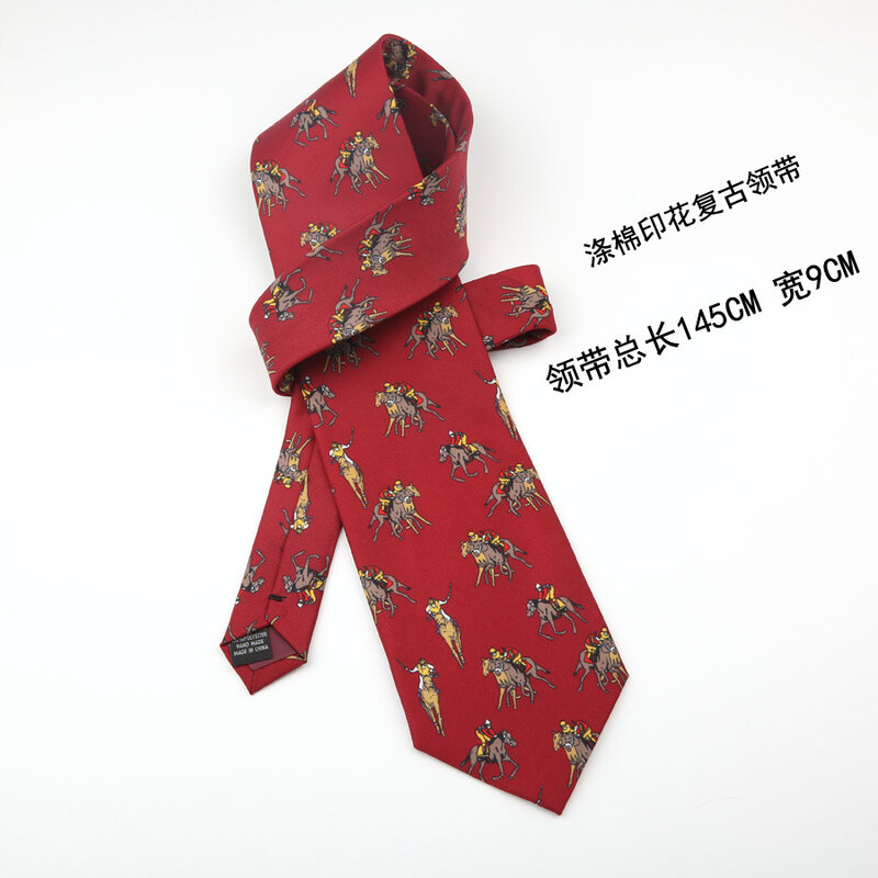 Linbaiway-Cravates de la présidence florale Paisley pour hommes, cravates d'affaires formelles pour hommes, marque de mariage, 9cm