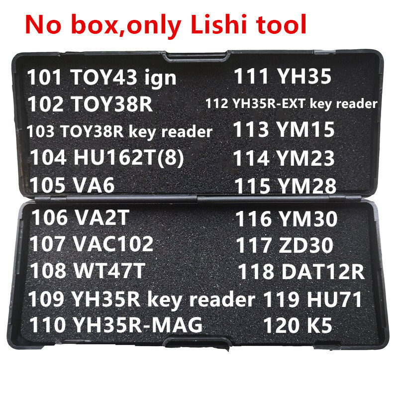 081-100 Geen Doos Lishi 2 In 1 2in1 Tool NE66 NE38 NSN14 NSN11 S14 SIP22 SSY3 TOY43AT TOY2 TOY43R TOY2014 TOY40 TOY48 TOY43 Gereedschap