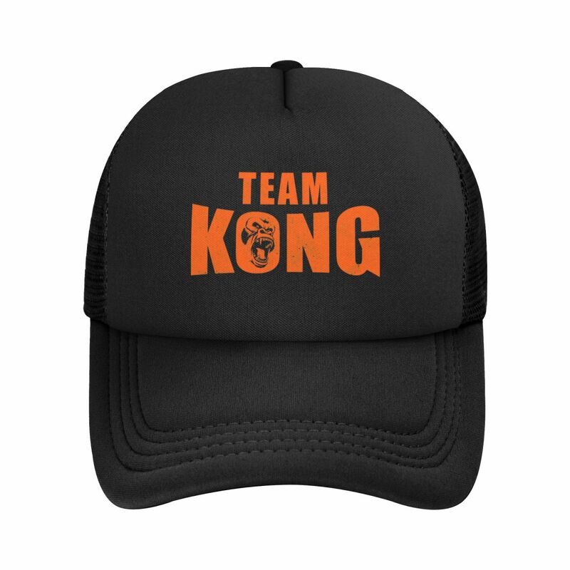 Team Kong Movie bonés de beisebol para homens e mulheres, malha chapéus, qualidade, esporte, 2022
