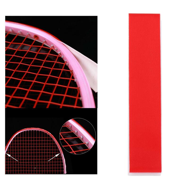 테니스 배드민턴 라켓 헤드 에지 보호대 테이프, 접착식 라켓 프레임 가드 스티커