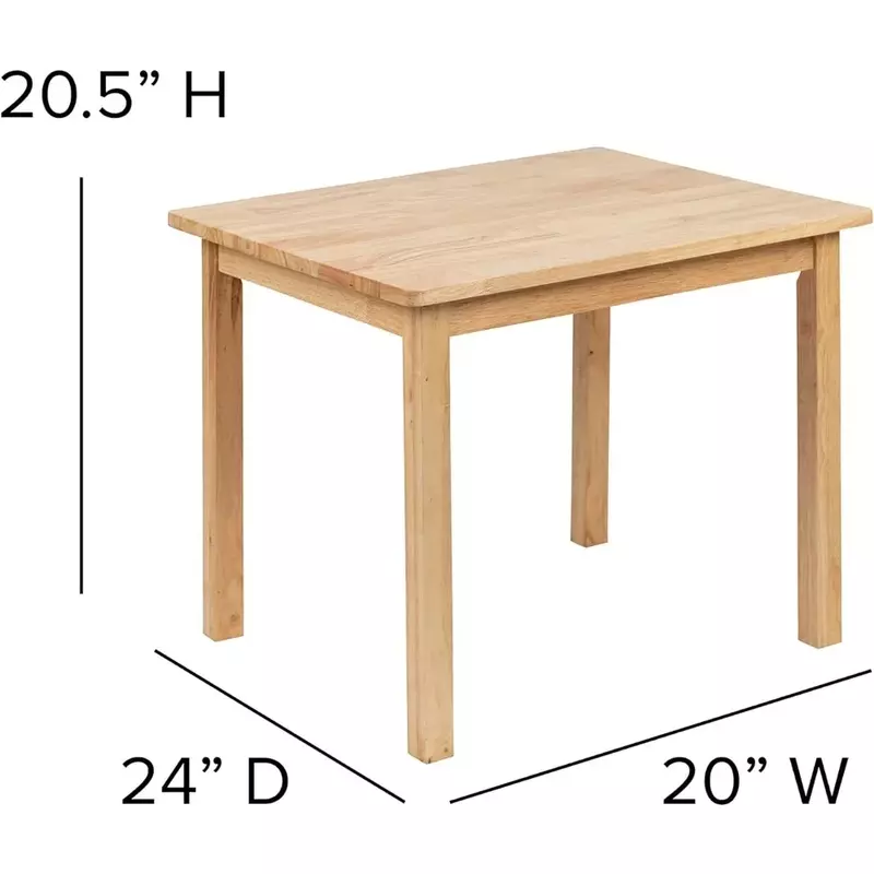 Juego de mesa y silla de madera maciza para niños, sala de juegos, dormitorio, mesa y sillas para niños, estudio, lectura