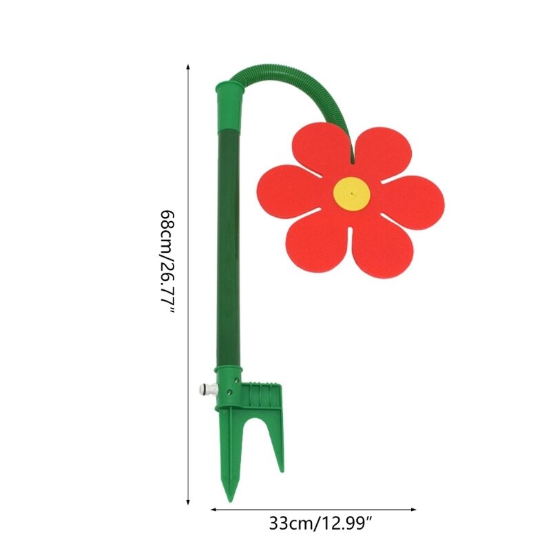 Arroseur rotatif fleurs folles, arroseur jardin en forme fleur